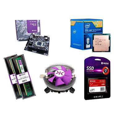 Imagem de Kit Placa H61 1155 + I3 3220 + 16gb Ddr3 + Cooler + Ssd 256gb