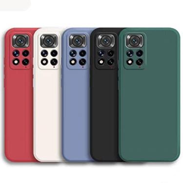 Imagem de Capa Capinha Case Premium Aveludada Compatível Xiaomi Redmi Note 11 Pro - Preto