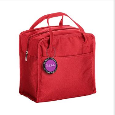Imagem de Bolsa Térmica 7 Litros com Bolsos Externos Verano TopGet (Vermelho)