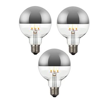 Imagem de 3X Lâmpada Filamento De Led Poptem Defletora G95 6W Bivolt Squirrel Cage Squirrel Cage