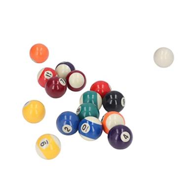 Imagem de Bolas de Mesa de Bilhar, Resina Multiuso Leve Mini Bolas de Bilhar de 1,5 Polegadas para Jogos Recreativos