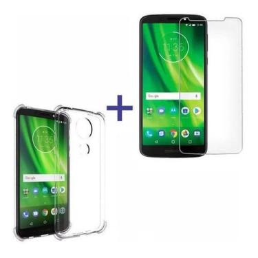 Imagem de Kit Case Capa Proteção Para Motorola Moto G6 Play + Pelicula