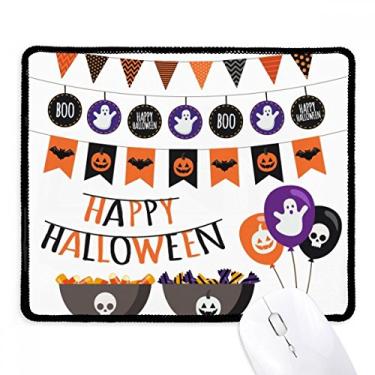 Imagem de Mousepad Flag Ghost Fear Halloween Corpse Tapete de borracha para jogos