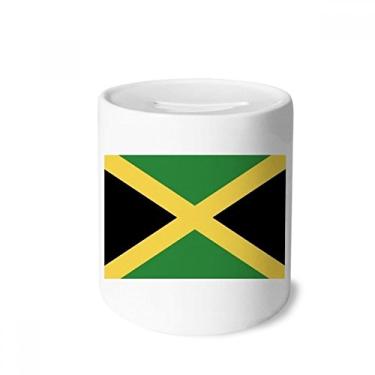 Imagem de DIYthinker Caixa de moedas de cerâmica com a bandeira nacional da Jamaica da América do Norte