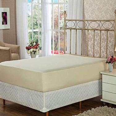 Imagem de LENÇOL DE BAIXO COM ELÁSTICO SOFT TOUCH KING 193X203X40 BEGE
