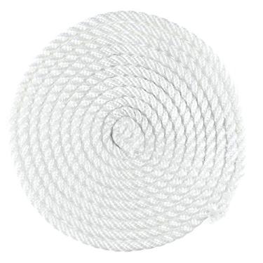 Imagem de Corda de nylon premium branca torcida (1,5 cm x 3,5 m) – Linha utilitária multiuso