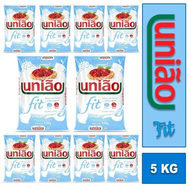 Imagem de 10 Adoçante Em Pó União Clássicos Fit Pacote 500g