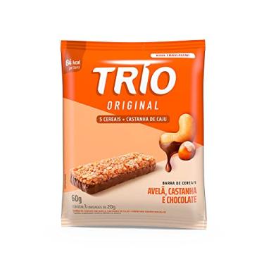 Imagem de Barra de Cereal Avelã e Castanha com Chocolate Trio com 3 Unidades