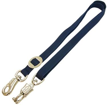 Imagem de Intrepid International Abraçadeiras cruzadas de nylon duráveis e seguras, ajustáveis de 101 a 190 cm, laços cruzados para cavalos, amarração de cavalo com encaixe de pânico e separação, fixa-se ao
