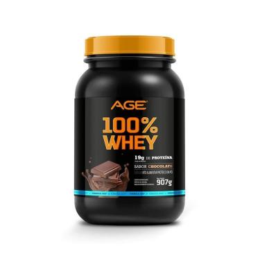 Imagem de Whey Protein 100% Pure (907g) AGE Nutrilatina-Unissex