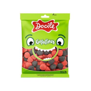 Imagem de Bala de Gelatina Amoras Tipo Fini Docile 1Kg