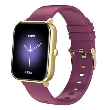 Imagem de Smartwatch ZL17D Monitor Cardíaco Bluetooth Com USB relógio digital prova d água (púrpura)