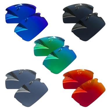 Imagem de Galvanic 5 peças de lentes de substituição e kits de borracha para óculos de sol Oakley Flak 2.0 OO9295 - Pacote P05