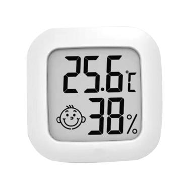Imagem de Balacoo 3 Pecas termômetro higrômetro digital para umidor medidor de umidade digital medidor de temperatura em casa medidor de temperatura compacto interior monitor Componente eletronico