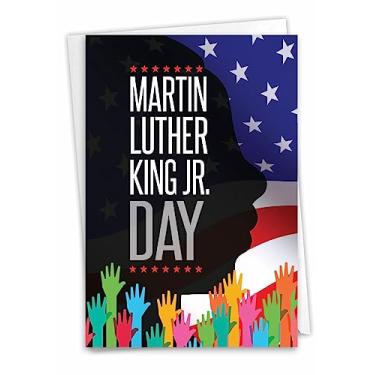 Imagem de The Best Card Company - Cartão comemorativo de Martin Luther King Jr. Day com envelope de 12 x 18 cm (1 cartão) MLK Dream C10262MKG