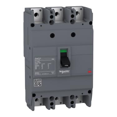 Imagem de Disjuntor Tripolar EZC – Schneider | 125A EZC250N3125