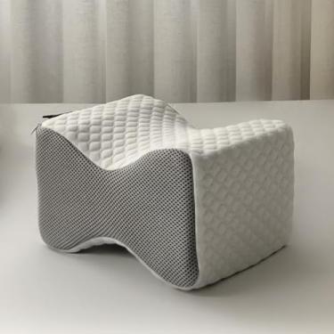 Imagem de Travesseiro de Joelho - Coluna Relax® - Tecnologia NASA com Espuma Premium e Formato Ergonômico