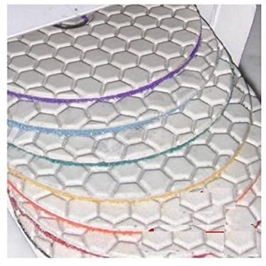 Imagem de Stadea DPPD04SPRA100G1P Almofada de polimento de diamante de pedra seca para granito de pedra, vidro, travertino, mármore, polimento com grão de 100