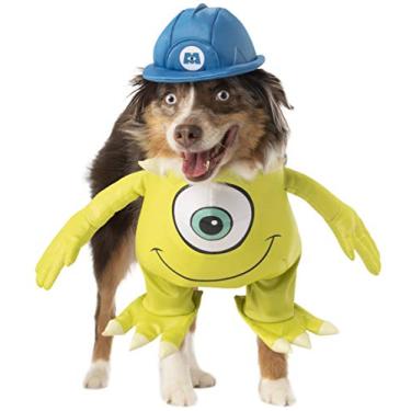 Imagem de Disney Monster's Inc: Fantasia de Mike Wazowski para cães ou gatos da Rubies, grande
