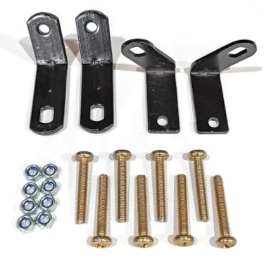 Imagem de Kit 4 Chapinha Para Cadeira Eiffel Eames Com 8 Parafuso E Porca (Metal)