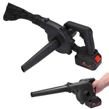 Imagem de Soprador Aspirador Sem Fio Potente Bateria Recarregavel Sujeira Folhas Jardim Quintal Limpeza