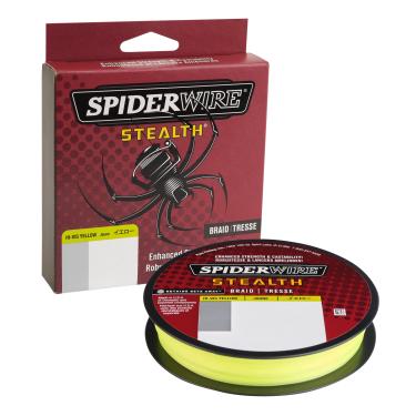 Imagem de SpiderWire Stealth® Superline, amarelo de alta visão, 2,7 kg | 2,7 kg, 125 m | linha de pesca trançada de 114 m, adequada para ambientes de água doce e salgada