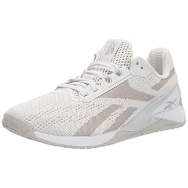 Imagem de Reebok Tênis de corrida feminino Nano X 1 Fitness Workout, Branco/Cinza puro, 40