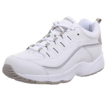 Imagem de Easy Spirit Tênis feminino Romy, Branco-cinza claro, 7 Narrow