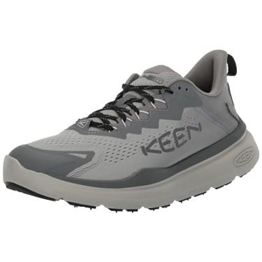 Imagem de KEEN Tênis de caminhada masculino Wk450 confortável, durável, leve e respirável, Liga/aço cinza, 46