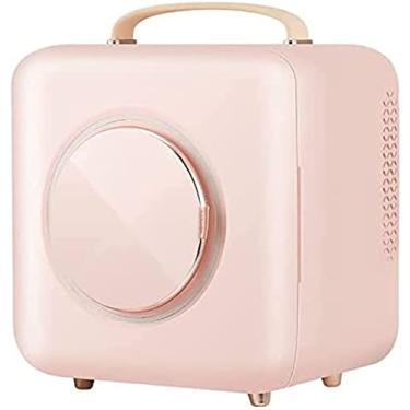 Imagem de Mini Geladeira 9 Litros, Beleza Geladeira Maquiagem Armazenamento Aquecimento Preservação De Temperatura Constante, Produtos De Cuidados Com A Pele Refrigeração Para Quarto, Dormitório Sair Maquia