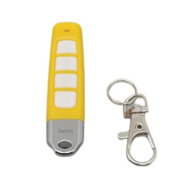 Imagem de Chaveiro de controle remoto, 4 botões de clonagem de controle remoto sem fio 433 MHz para claraboia de portão de porta de garagem de carro, verifique os modelos aplicáveis antes de comprar (ABCD