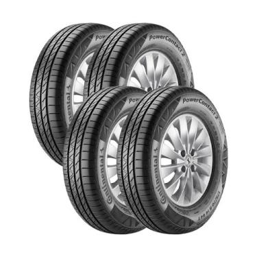 Imagem de Jogo 4 Pneus Continental Aro 15 PowerContact 2 185/60R15 84H, 5 anos C