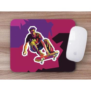 Imagem de Mouse Pad Emborrachado Personalizado Skate SK8 Skateboarding - Deluzz,