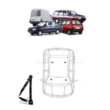 Imagem de Cinto de Segurança 3 pontos dianteiro Fiat Elba - Dialp, Preto