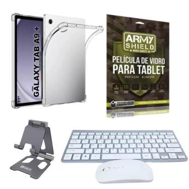 Imagem de Kit Capa AntiShock Para Galaxy Tab A9 Plus 11" + Teclado e Mouse Bluet