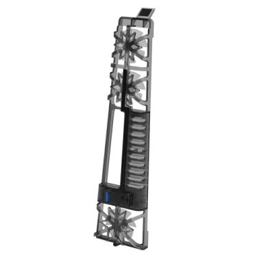 Imagem de Generic Ventilador de resfriamento para console de jogos Cooler externo Fácil instalação 3 ventiladores Ajustáveis Acessórios para jogos finos de, Preto