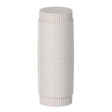 Imagem de Porta Escova Creme Dental C/tampa Banheiro Lavabo Cores (Bege)