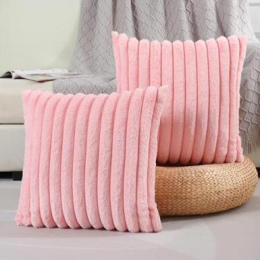 Imagem de KIT C/ 2 CAPAS P/ ALMOFADA EM PELUCIA WAVE SOFT 2 Lados - 40X40 CM - S