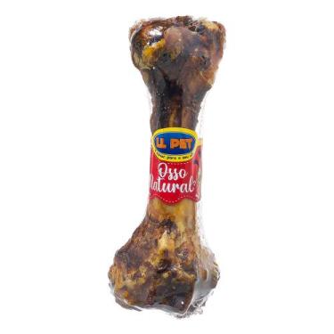 Imagem de Brinquedo mordedor petisco osso natural pet femur suino para cães ou c