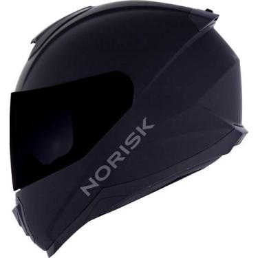 Imagem de Capacete Masculino Norisk Razor Sharp Vermelho Moto Fechado, 60, Matte