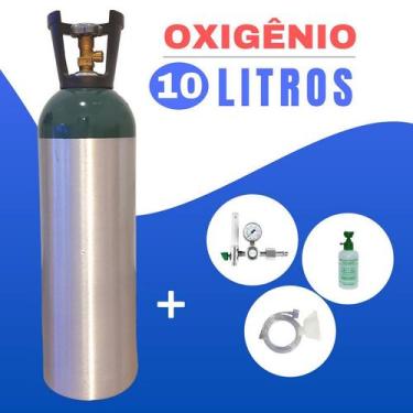 Imagem de Kit Oxigênio Portátil 10 Litros Alumínio (SEM CARGA) - Constamed