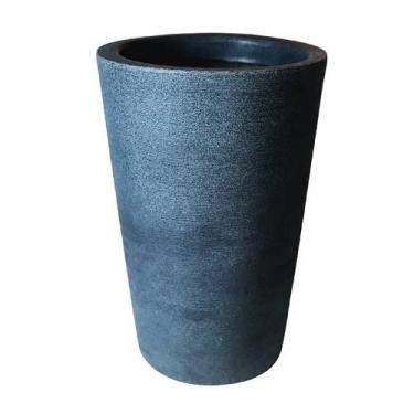 Imagem de Vaso decorativo coluna redonda luxo grafiato jardim e varanda grande 5