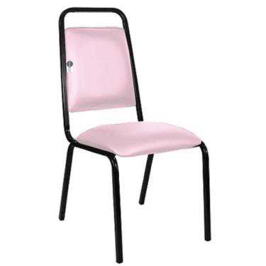 Imagem de Cadeira Empilhável para Hotelaria Linha Hotel Fremont Rosa - Design Of