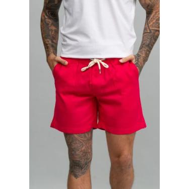 Imagem de Short Linho - Red Feather, M, Pink