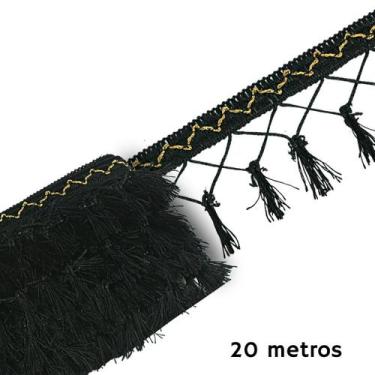Imagem de Pingente De Seda Tassel - Fita- Preto - Nº: 310 C/20M- Nybc
