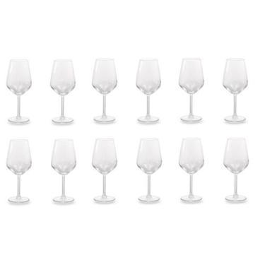 Imagem de Jg 12 Taças Vinho e Agua Allegra em vidro 350ml Pasabahce