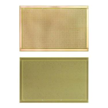 Imagem de 3X Placa Fenolite 10x15 Furada Pd5 Ilha kit c/ 3 placas - CHIPSCE