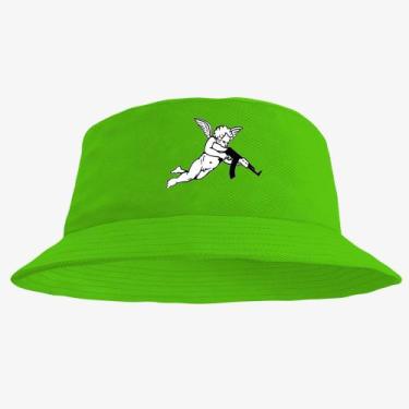 Imagem de Boné Chapéu Bucket Hat Estampado Anjo - MP Moda Masculina, Único, Verd