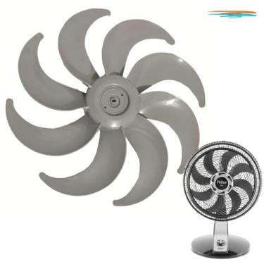 Imagem de Hélice Para Ventilador Philco PVT490 Turbo 8 Pás 40cm Cinza
