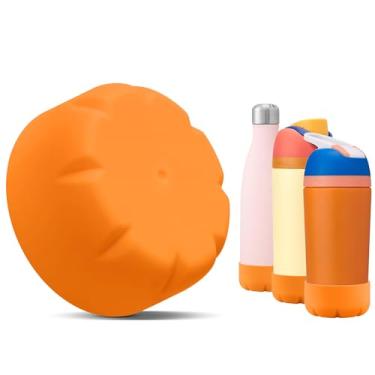 Imagem de VIKIZUES Bota de silicone compatível com garrafa de água infantil Owala 14/473.6 g & S'well garrafa de água de 500 ml e mais garrafas de água de aço inoxidável de 12/481.9 g, capa protetora inferior